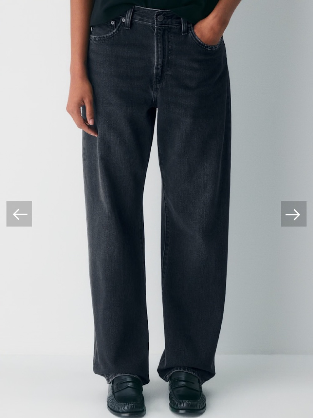 Denim Forum The 90s Marlo High Rise Baggy Jeans